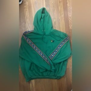 Aviator nation, green bolt stripe hoodie. Size XLarge. New with Tags.